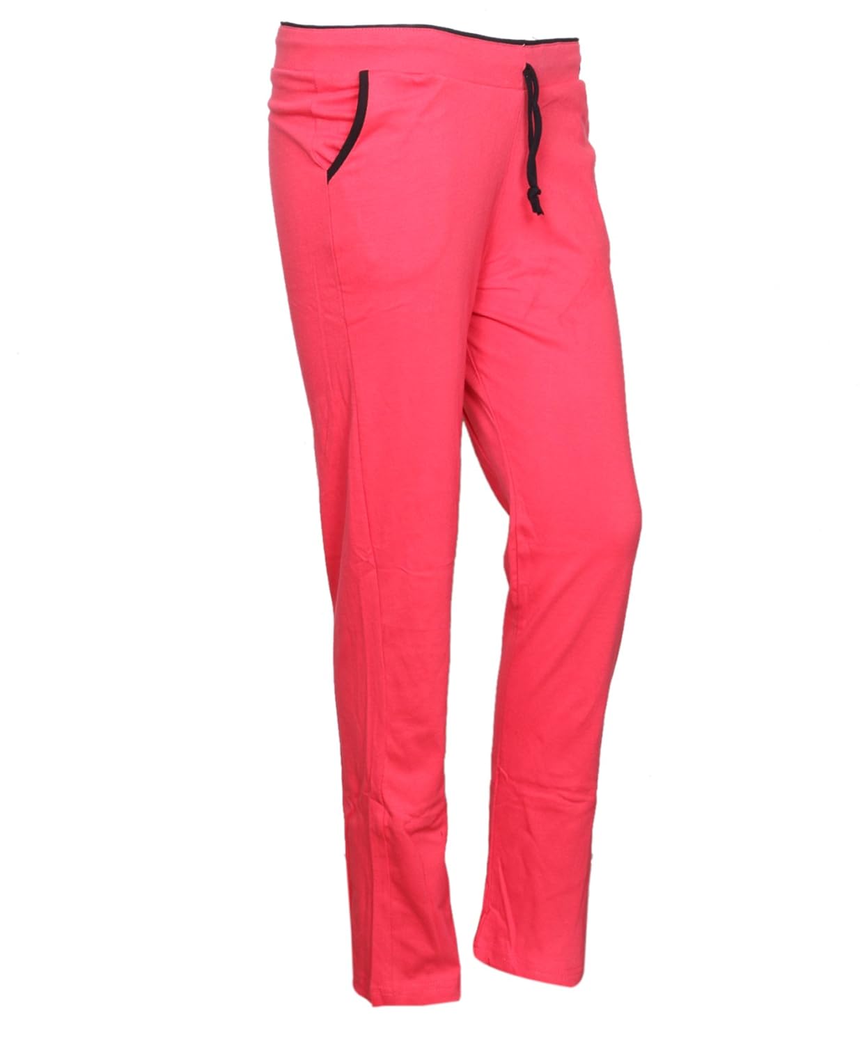 indistar women's cotton track pant-night wear (pack of 2)