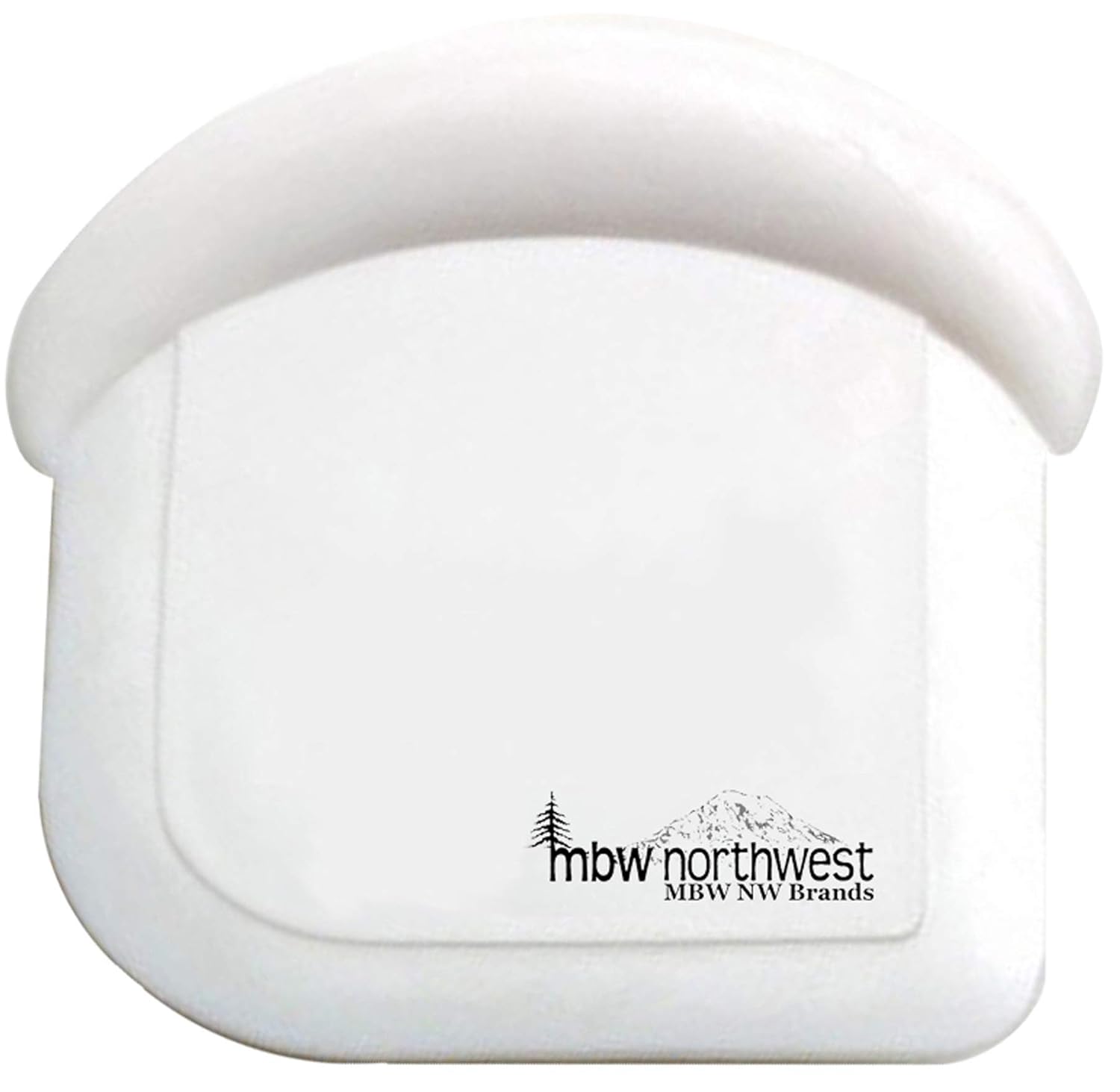 Nylon Plastic Pot, Pan & Dish Scraper by MBW NW Brands, Set of 4, White