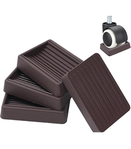 XIN Rubber Bed Office Chair Wheel Stopper Furniture Legs Caster Cups - View #3