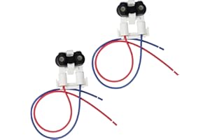 YEELUZAN 2PCS 2 Wire TBI Fuel Injector Connector Wiring Harness Pigtail Plug Compatible with Chevrolet GMC 1500 2500 3500 1988-1995, Oldsmobile Pontiac Trans Sport 1990-1993, Replacement for 12102568