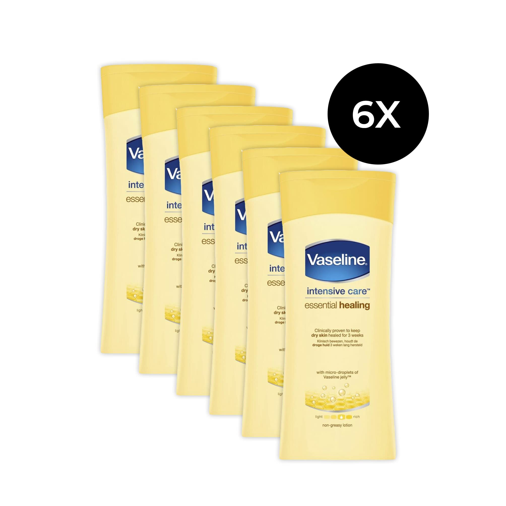 Vaseline Essential Healing Lotion 200ml Pack of 6