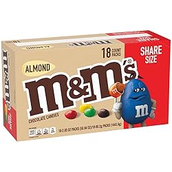 M&M'S Almond Chocolate Candy, Full Size 2.83 oz
