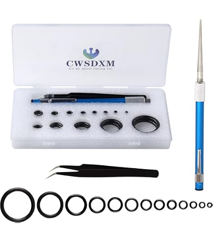 Amazon.com: ailiaili Fishing Rod Repair Kit, Fishing Pole Eyelet Repair -13  Sizes 52Pcs Ceramic Guide Rings for Replacement, Rod Tip Accessories & Gear  | High-Hardness | Low-Friction/w A&B Epoxy Glue Tweezer :