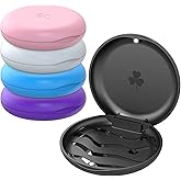 ZIZNBA 5 Pack Retainer Cases,Solid Orthodontic Retainer Case (Multicolor)