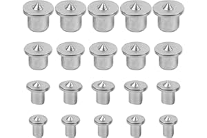 KKONHII Dowel Pins Center Point Set Dowel Tenon Center Transfer Plugs Dowel Marker Set, Doweling Centering Pins Transfer Plugs Drill Hole Tool for Woodworking Tool Accessories (20 Pcs 1/4 5/16 3/8 1/2 Inch)