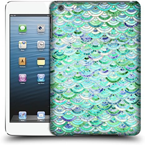 Official Micklyn Le Feuvre Mosaic In Mint Quartz And Jade Marble Patterns Hard Back Case for Apple iPad mini 1 / 2 / 3