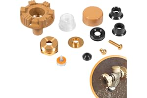 Bzumperyz RK-17MH Repair Kit Metal Handle Repair Kit Replacement Part for Woodford Model 17 Outdoor Faucet, Prevent Leaking Frost-Proof (12 Pcs)