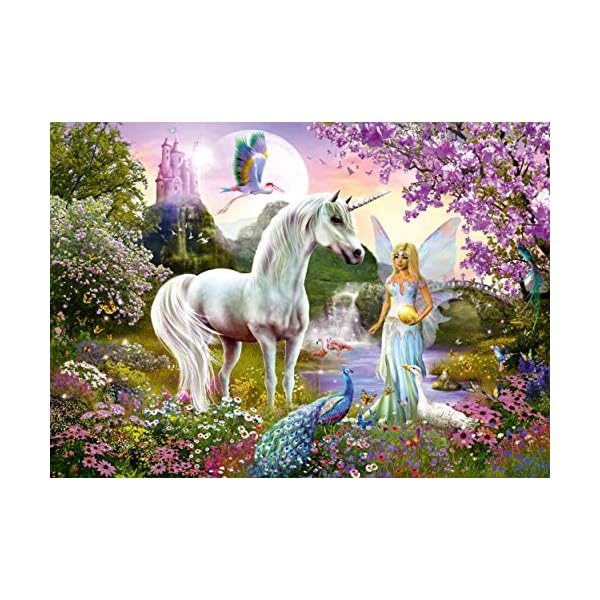 Schmidt Spiele 58951 Fee und Einhorn, 2000 Teile Puzzle, bunt – Bild 3