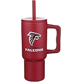 The Memory Company NFL Game Day 24oz Stainless Steel Tumbler - Double-Wall Vacuum Insulated Cup, Team Logo Sports Travel Mug with Lid & Straw, Officially Licensed Merchandise