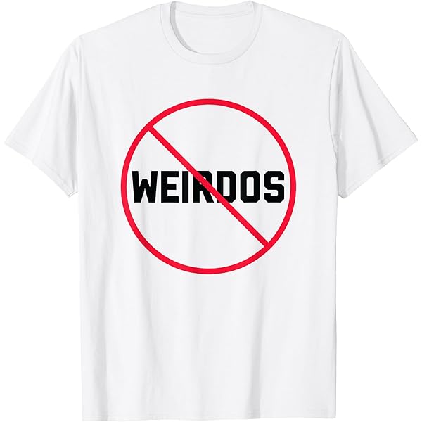 Amazon.com: Anti Weirdos - No Weirdos T-Shirt : Clothing, Shoes