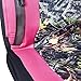 BDK Hunting Pink Camo Seat Covers - 2 Front Seat Protection High Back Bucket Seat Built in Seat Belt Armrest Opening