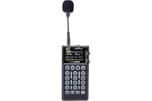 YUEHISY Portable Voice Changer, 8 Mode Voice Modulator Sound Board with 6 Reverb Effects, Plug and Play Via 3.5mm Bluetooth, 