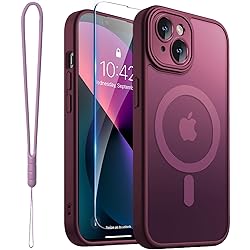 ROYBENS for iPhone 13 Matte Clear Case Compatible