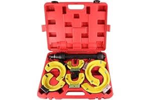 FreeTec Macpherson Interchangeable Fork Strut Coil Spring Compressor Extractor Removal Hand Tool