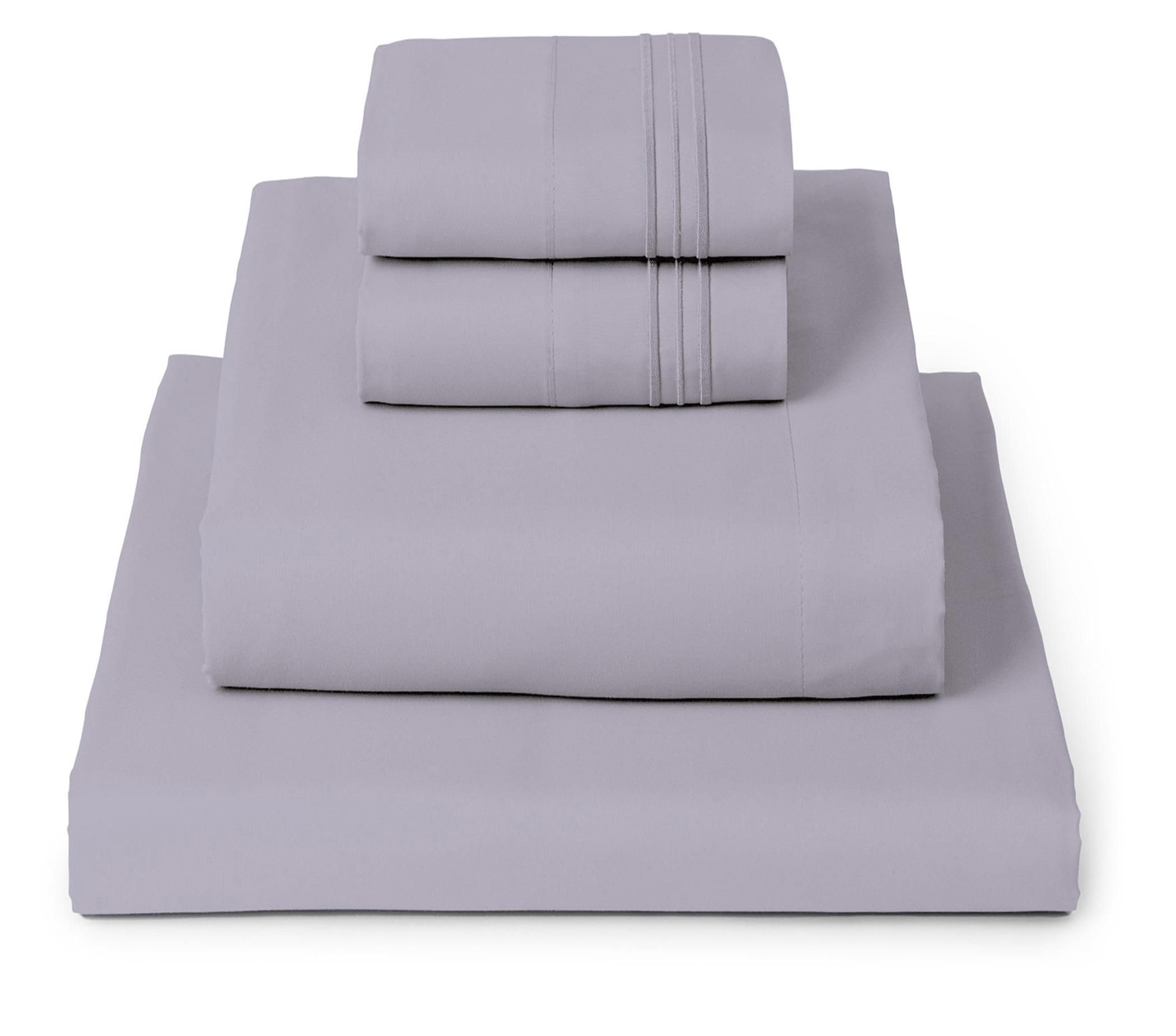 Photo 1 of Mellanni Full Sheets Set - 4 PC Iconic Collection Bedding - Hotel Luxury, Extra Soft, Cooling Bed Sheets - Wrinkle, Fade, Stain Resistant (Full, Lavender)