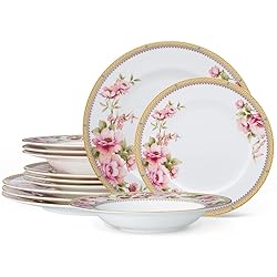 Noritake Hertford 12-Piece Set, Service for 4t in
