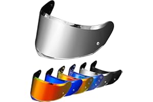 PSLER Stream II Visor - Stream II Helmet Tinted Visor FF808 Pinlock-Ready Face Shield Replacement for Stream II FF808,Silver