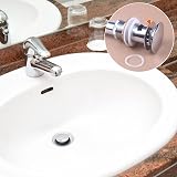 Gunwon 2pcs Silicone Bath Plug Seals 31/39mm Sink Waste Basin Click Stopper view 4