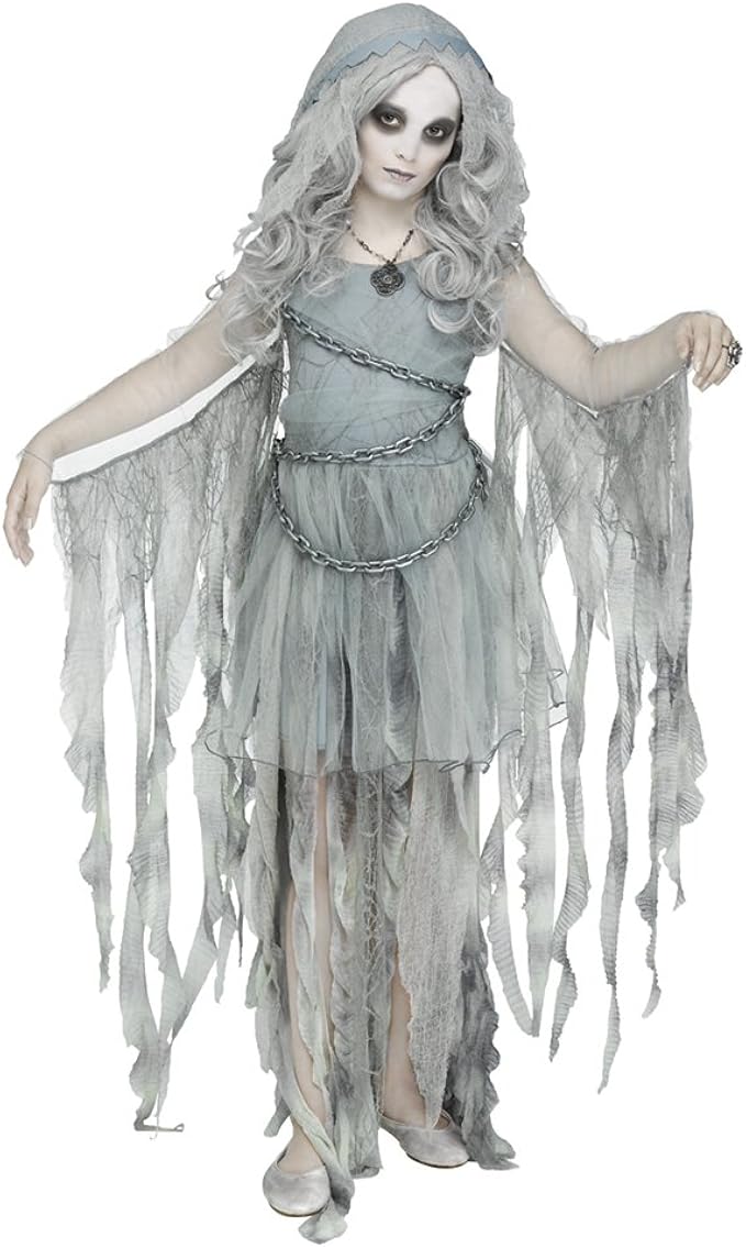 Girls Enchanted Ghost Gothic Halloween 