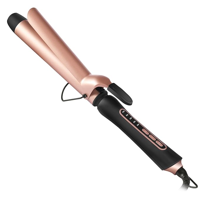 BESTOPE Curling Tongs Ceramic Tourmaline Hair Curlers Curling Wand