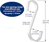 GAViA S Hooks Heavy Duty S Shaped Hangers 10 Pcs White view 3