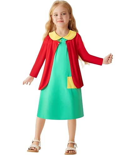 chilindrina green dress Cuzeolin La Costume for Women Dress Red Knit Cardigan Shorts Glasses Halloween Cosplay Outfit XS : Clothing, Shoes & Jewelry Toddler Sizes Available This Steampunk Fashion Guide: How Size:13M erp_stat_c|CYRILLUS