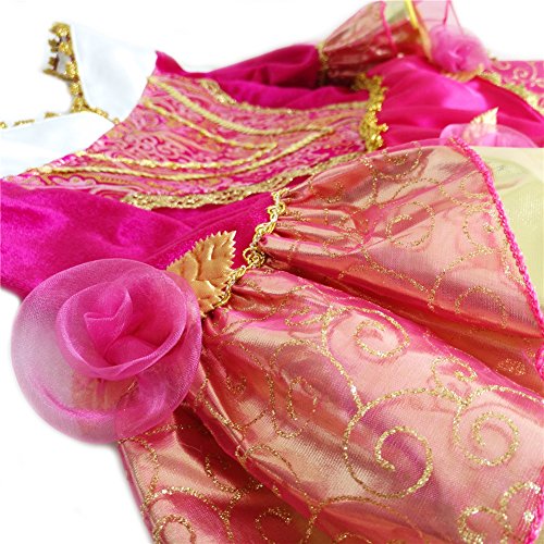 JiaDuo Baby Girls' Princess Dress Party Costumes Stand-up Collar - Image 4