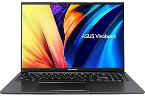 ASUS Vivobook 16X Laptop, 16" WUXGA IPS Display 13th Generation Intel i7 1355U 10-Core, Intel Iris Xe Graphics, 16GB DDR4 512
