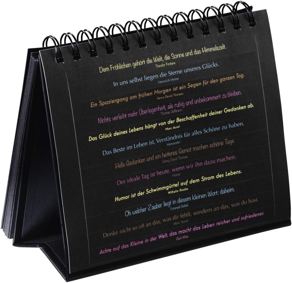 Hama Spiral Book-Stand (for 12 pictures up to 11 x 15 cm, with stickers of quotes to apply) black - Image 3