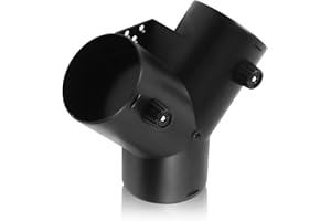 DTNESS Ø75mm Type-Y Duct Connection, Air Heater Diesel Auxiliary Accessories with Double Valve, 3-Way Air Outlet Pipe for Diesel Heater