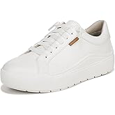 Dr. Scholl's Womens Time Off Go Lace Up Sneaker White Smooth 7.5 M