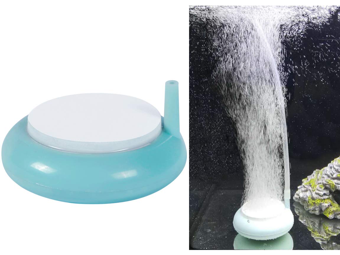 hygger Aquarium Bubble Kit Nano Air Stone Disc, Fish Tank Bubbler