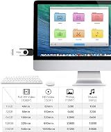 Netac 128GB USB 3.2 Flash Drive Swivel Metal Clip High Speed 90MB/s view 9