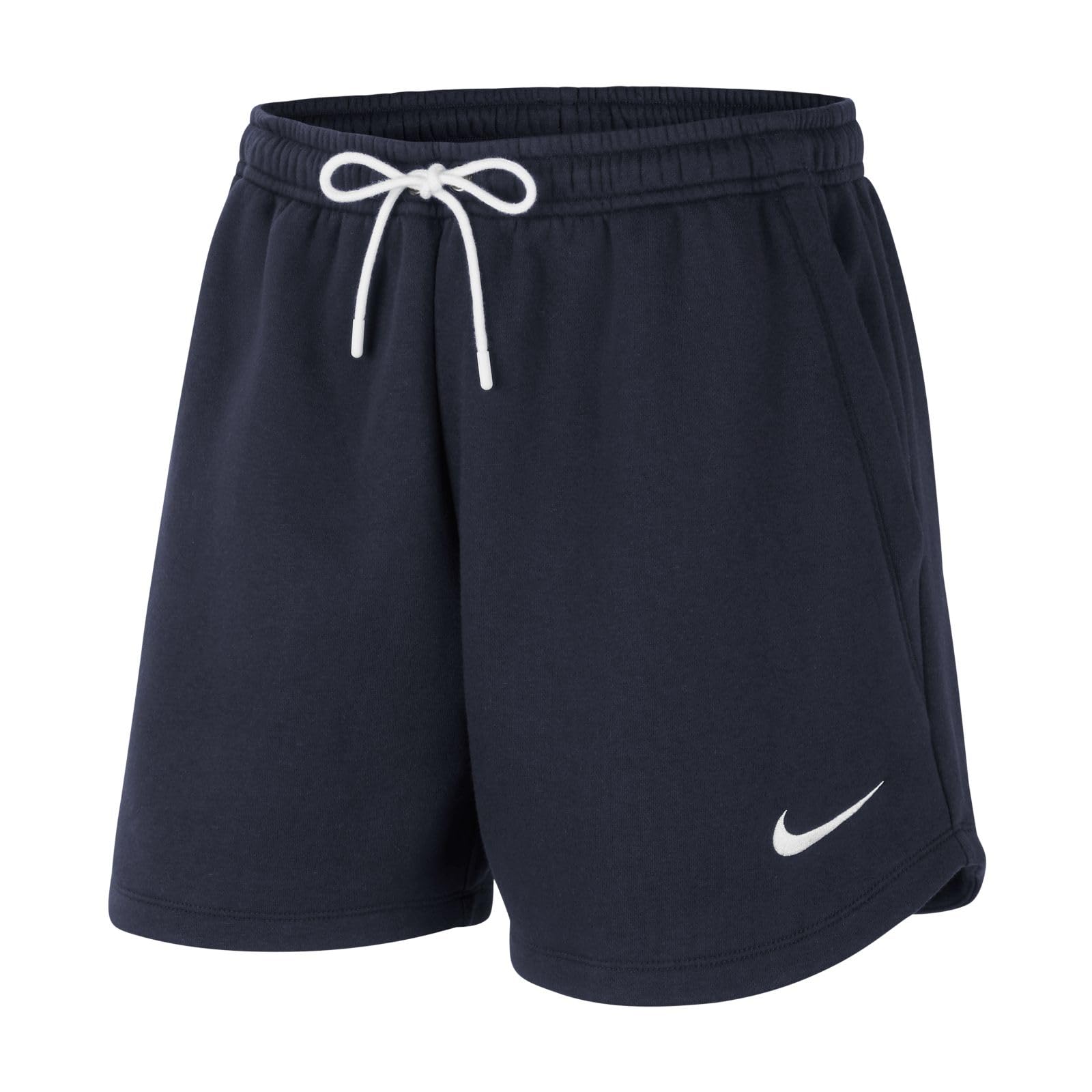 NIKE Womens W Nk Flc Park20 Short Kz Pants, Obsidian/White/White, L EU