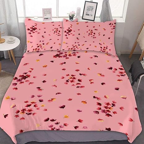 88888 Catalina Bettbezug-Set, Mikrofaser, Einzelbettgröße, rosa