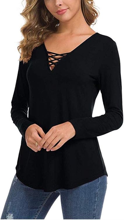 ladies long tops amazon