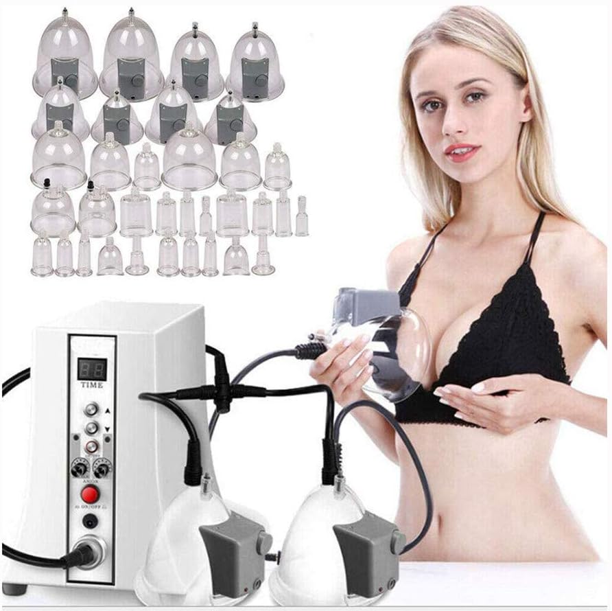 Copper Woman Breast Enhancement Instrument Lift Breast Anti-Cellulite Machine Beauty Breast Enlargement Massage Family Use Breast Growth from A To D