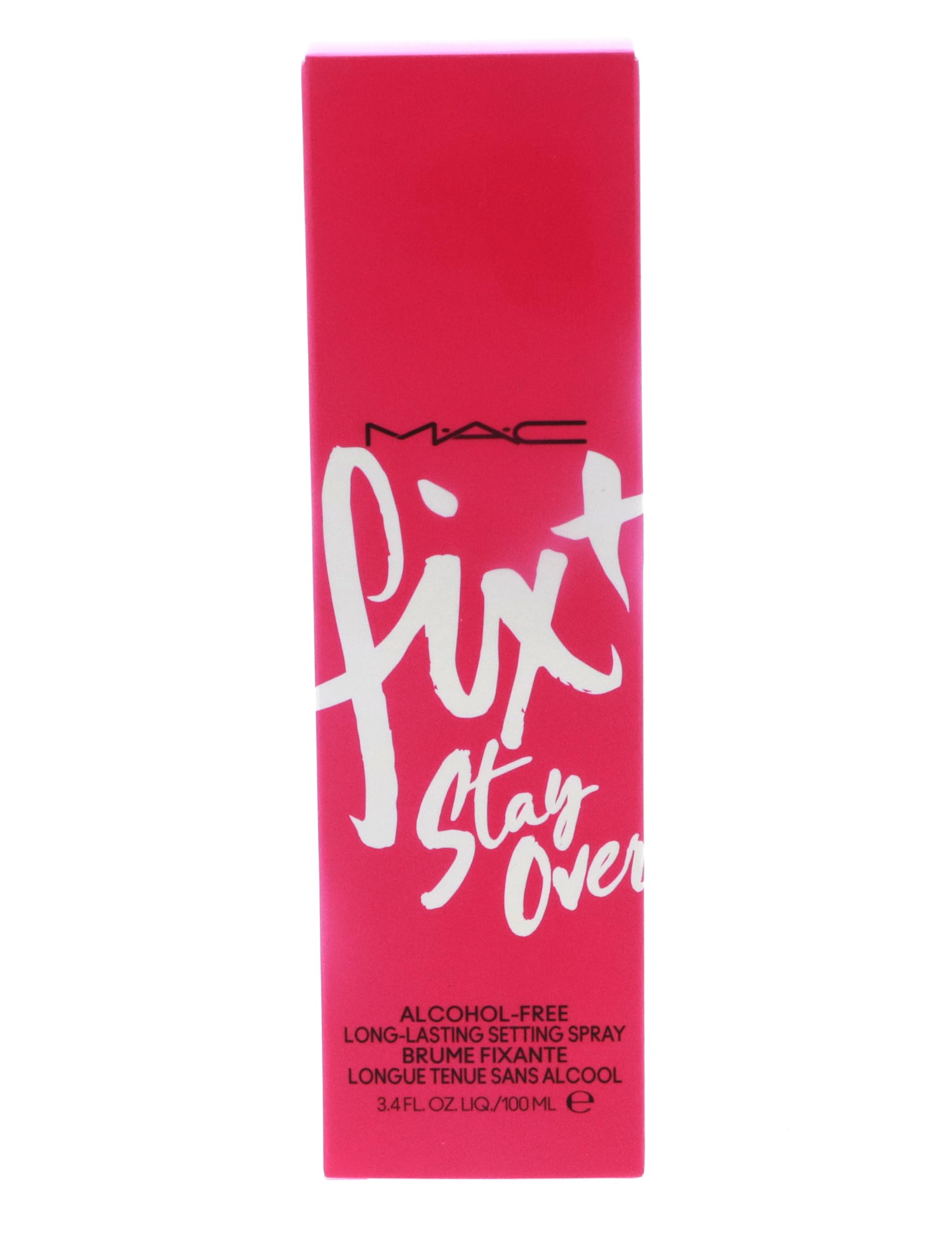 M.A.C. FIX+ STAY OVER ALCOHOL-FREE 16HR SETTING SPRAY - 3.4 Fl Oz / 100 ml