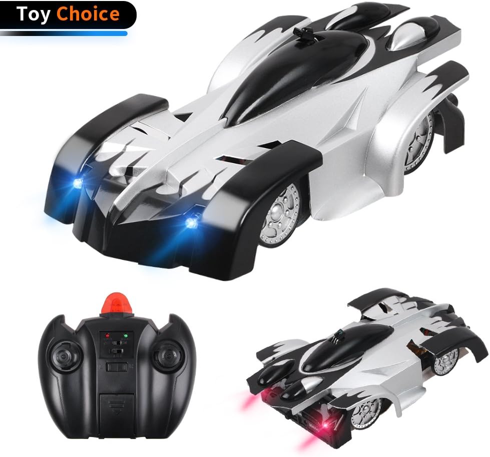 LetsFunny Kids Toy Remote Control Car, Wall Climbing RC Car for Boys, Intelligent 360 Rotating Stunt Car, Sport Racing Car Mini Vehicle with Radio Control