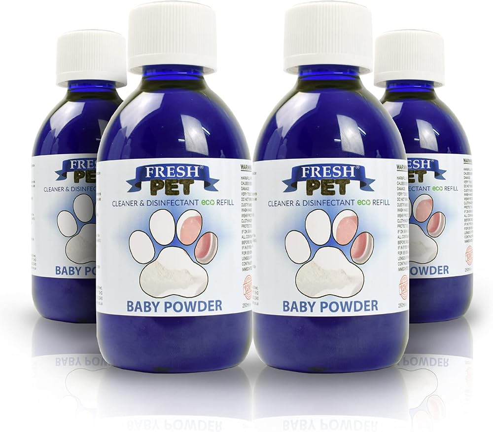 Fresh Pet Disinfectant Eco Refill 4 x 5L Baby Powder Trade Chemicals
