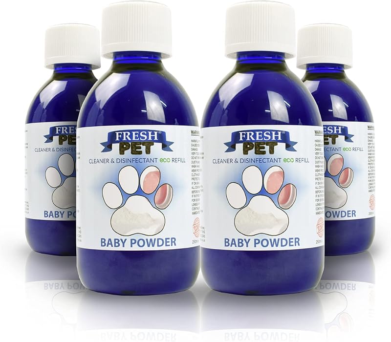 Fresh Pet Disinfectant Eco Refill 4 x 5L Baby Powder Trade Chemicals