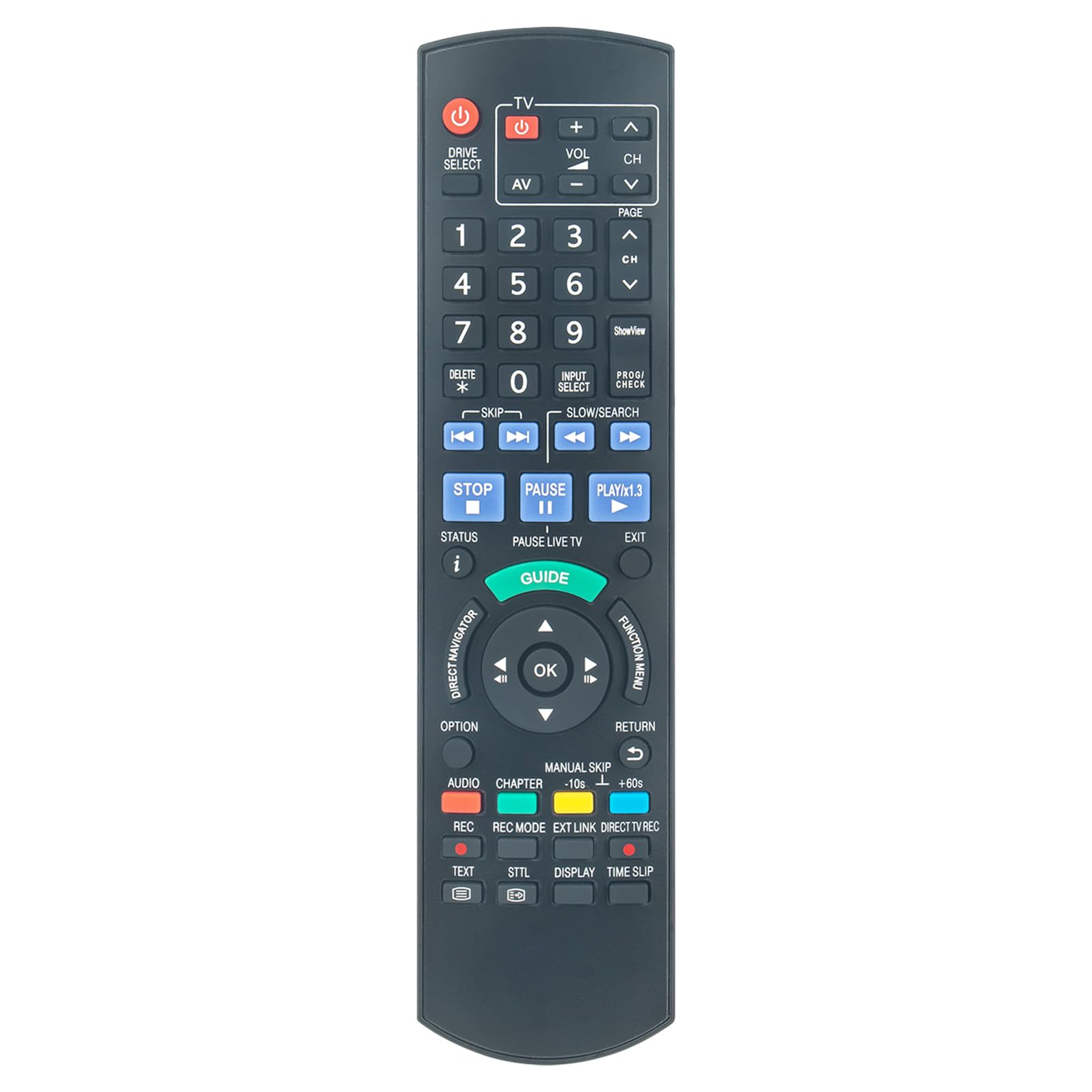 VINABTY N2QAYB000471 Replacement Remote Compatible with Panasonic DVD Player DMR-EX96C DMR-EX93C DMR-EX84C DMR-EX645
