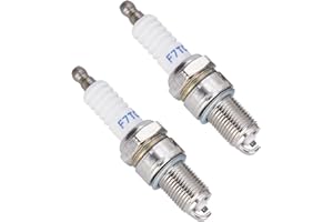 WATODAY 2Pcs Spark Plugs F7TC for GX120 GX160 GX200 GX240 GX270 GX340 GX390 Sparkplugs 4-Stroke Engine Water Pump Generator Chainsaw Lawnmower Tractor Go Kart Mini Bike Rototiller