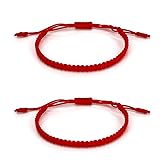 FAJUXIS Bracelets for Woman, Tibetan Buddhist Good Luck Bracelet for Men Pulseras Rojas de Protection Bracelet Kabbalah Bracelet
