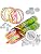 KNIXS Knicklichter-Set – 200x Gelbe Leuchtstäbe + Verbinder Für Party & Deko