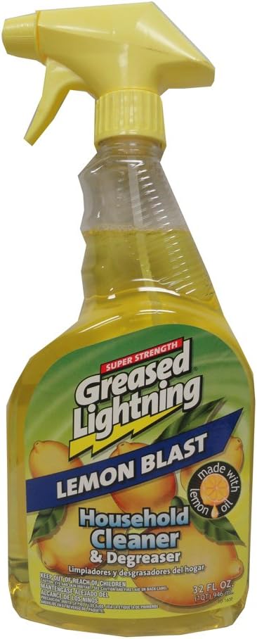 Amazon Com Greased Lightning Lemon Blast Household Cleaner Degreaser Case Of 12 32 Fl Oz Health Personal Care