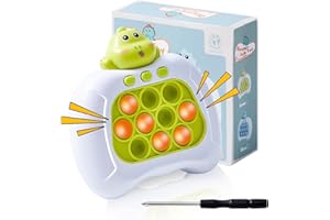 RARIPIDA Pop Light Up Game, Handheld Fidget Light-up Pop Toys for Kids 6-12, Push Pop Sensory Toys, Stress Relief Pop Puzzle Game for Boy Girl