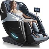 RELX Massage Chair Full Body with Body Scan, Zero Gravity, SL-Track, Black | 20 Modes Shiatsu Massage Chair Built-in Heat System, Airbag Massage with Deep Yoga Stretch, Calfrest Extension and AI Control