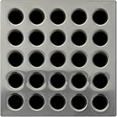 Ebbe E4404 Square Shower Drain Grate, Brushed Nickel