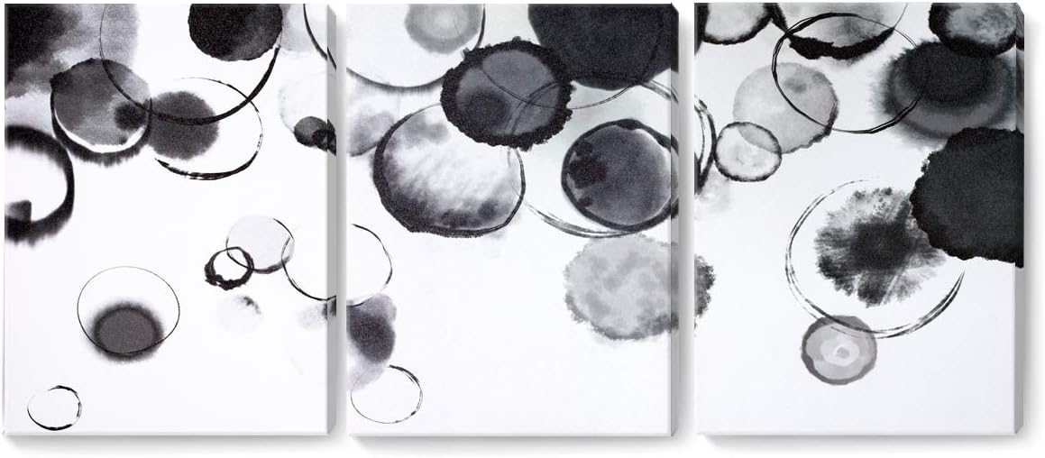 YJY Wall Art for Living Room Bedroom Wall Decor for Bedroom Abstract Canvas Wall Art Bubbles Canvas Prints 12x16x3 Framed Wall Art Easy to Hang Wall Decorations Modern Popular Wall Decoration